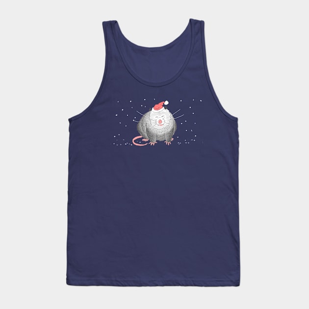 Holiday Opossum Tank Top by ArtEnceladus